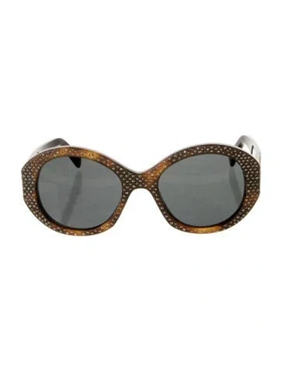 Pre-owned Celine Oversize Tinted Sunglasses W/ Tags In Gold