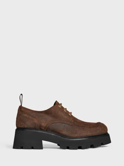 Celine Oxford Shoe Woman  In Brown