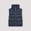 Celine Padded Vest Stand-up Collar Drawstring Pockets