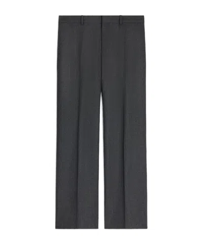 CELINE PANTALON IN STRIPED WOOL FLANNEL