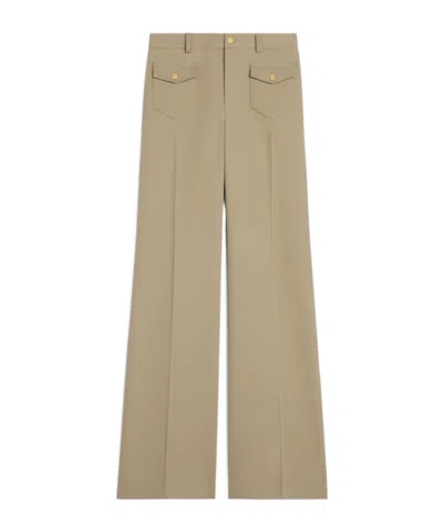 Celine Pants In Cotton Gabardine In White