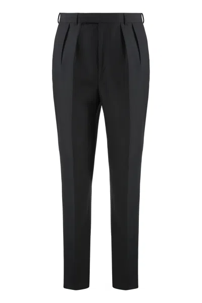 Celine Pants Made Of Wool And Mohair In Black