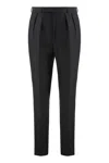 Celine Pants Made Of Wool And Mohair In Black