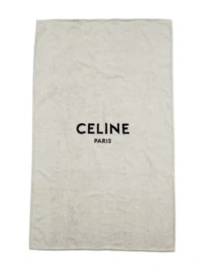 Pre-owned Celine Paris Bath Towel In Multi