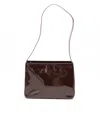 Celine Céline Patent Bag In Brown