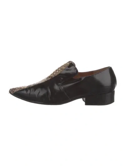 Pre-owned Celine Patent Leather Loafers