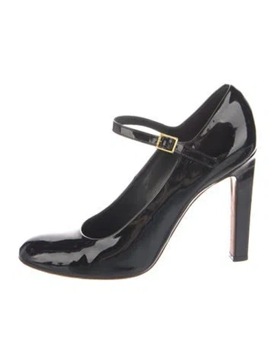 Pre-owned Celine Patent Leather Pumps In Black