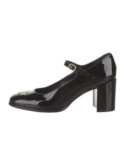 Pre-owned Celine Patent Leather Pumps In Black