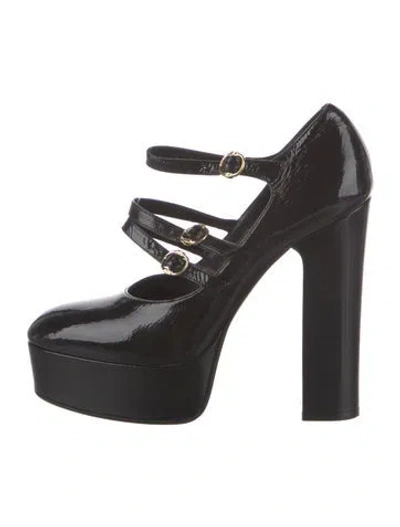 Pre-owned Celine Patent Leather Pumps In Black