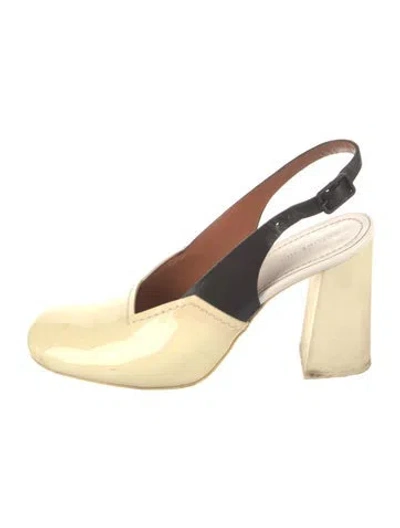 Pre-owned Celine Patent Leather Slingback Pumps