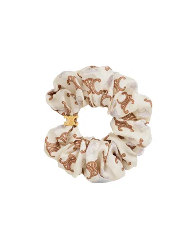 Celine Pattern Hair Accessories In Yellow