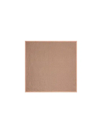 Celine Pattern Silk Scarf In Nude
