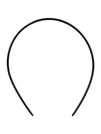 Pre-owned Celine Patterned Acetate Headband In Brown