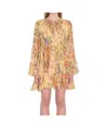 Celine Women Printed Silk Mini Dress
