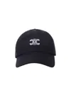 Celine Patterned Hats In Black