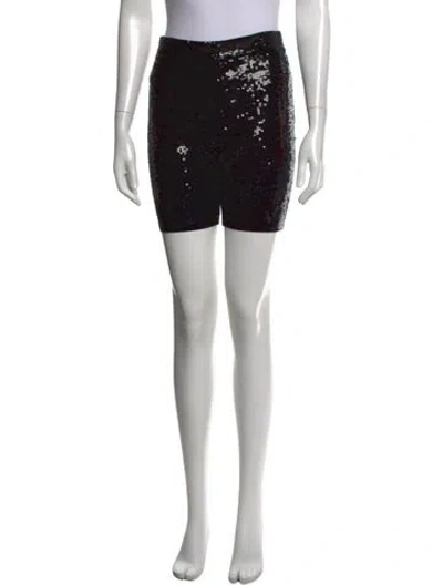 Pre-owned Celine Patterned Mini Shorts In Black