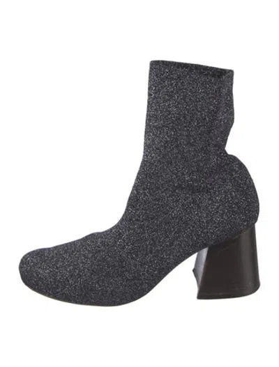 Pre-owned Celine Patterned Sock Boots In Blue