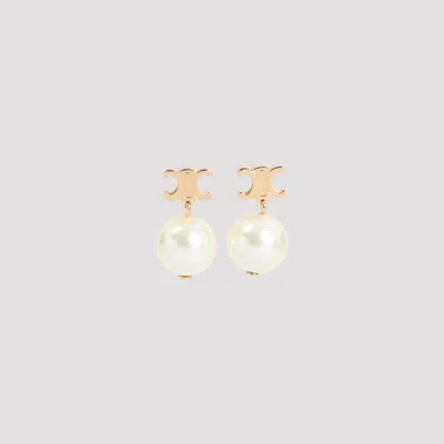 Celine Pearl Earrings In Multi