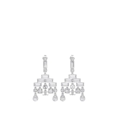 Celine Pendant Earrings In Silver