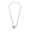 Celine Pendant Necklace In Yellow