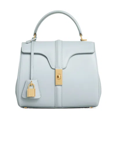 Celine Pendant Shoulder Bag In Blue