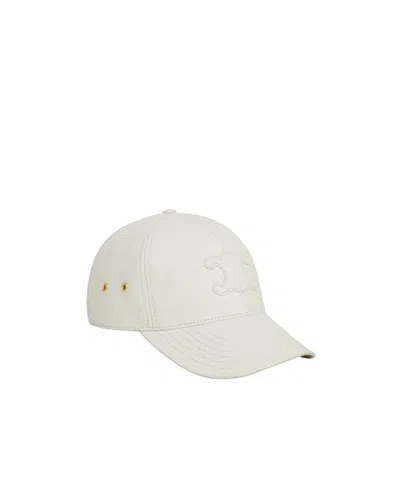 CELINE TRIOMPHE BASEBALL CAP IN CALFSKIN