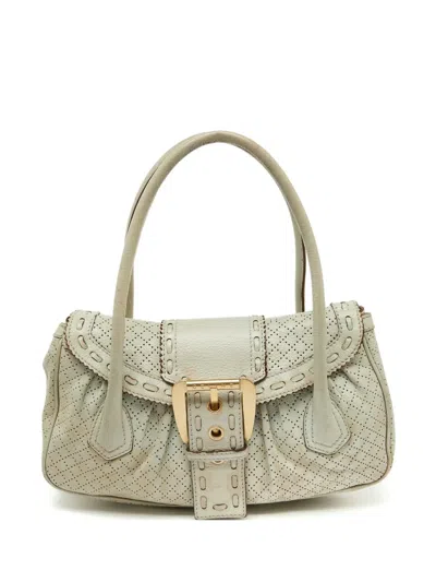 Pre-owned Celine Perforated Leather Tote Bag