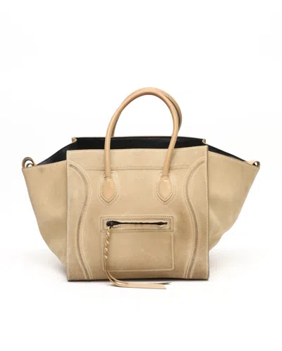 Celine Céline Phantom Luggage Tote In Nude