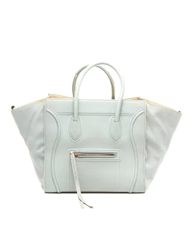 Celine Céline Phantom Luggage Tote Bag In Green