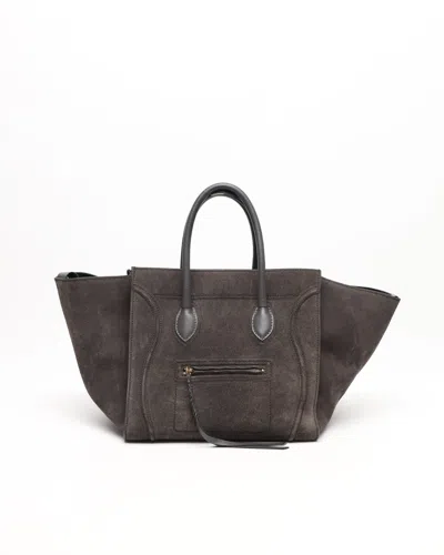 Celine Céline Phantom Luggage Tote In Brown