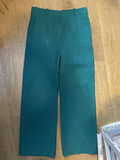 Pre-owned Celine Phoebe Philo Trouser Pants In Blue