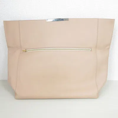 Pre-owned Celine Pink Beige Clutch Bag ()