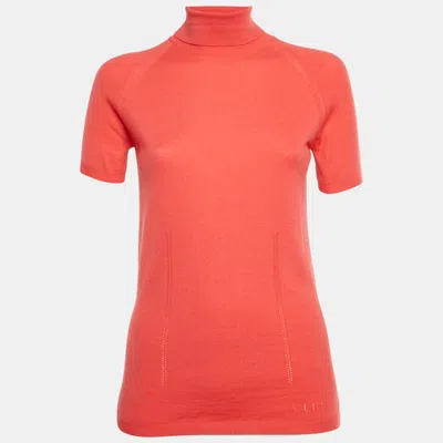 Pre-owned Celine Pink Cashmere Knit Top M