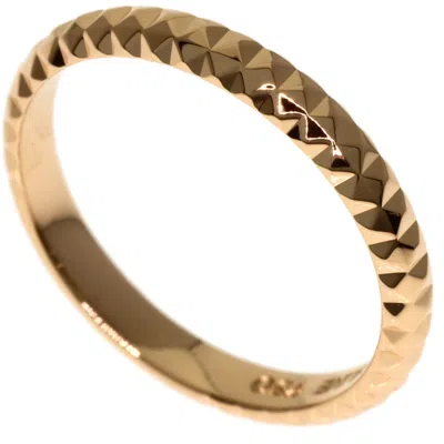 Pre-owned Celine Pink Gold (18k) Band Ring ()