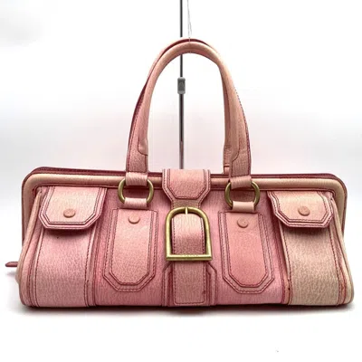 Pre-owned Celine Pink Leather Handbag Tote Bag ()