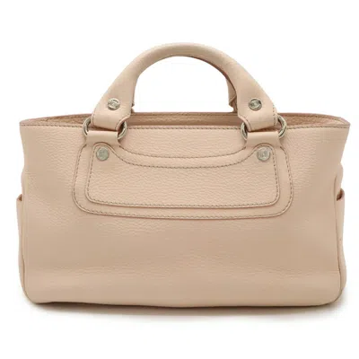 Pre-owned Celine Pink Leather Handbag Tote Bag ()
