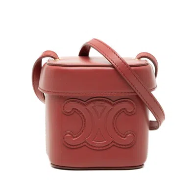 Pre-owned Celine Pink Leather Pochette Shoulder Bag ()