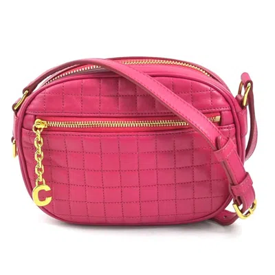Pre-owned Celine Pink Leather Shoulder Bag ()