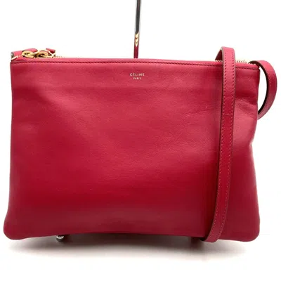 Pre-owned Celine Pink Leather Shoulder Bag ()