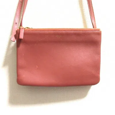 Pre-owned Celine Pink Leather Shoulder Bag ()