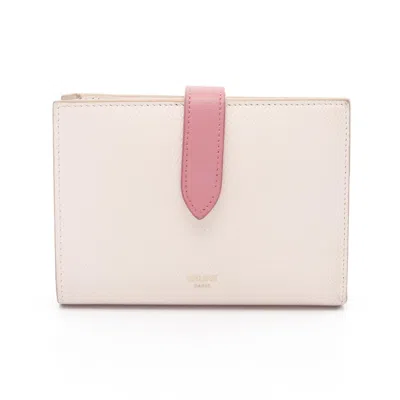 Pre-owned Celine Pink Leather Wallet (bi-fold) ()