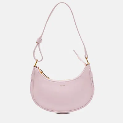 Pre-owned Celine Pink Mini Smooth Calfskin Ava Shoulder Bag