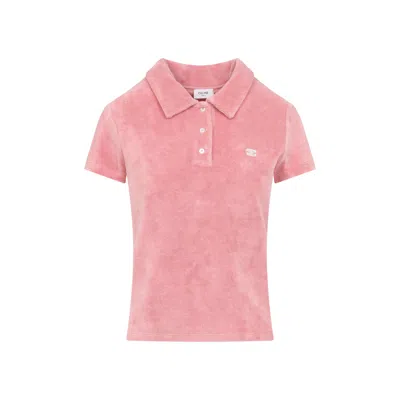 Celine Ami Paris 100% Cotton Comfortable Trousers In Pink