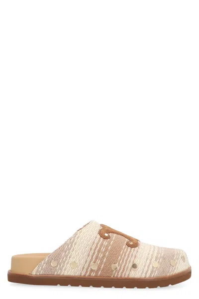 Celine Pitea  Fabric Mules