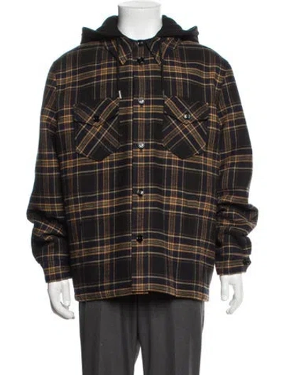 Pre-owned Celine Plaid Print Jacket W/ Tags In Multicolor