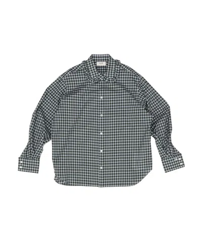Celine Plaid Shirt In Gray