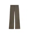Celine Plaid Wool Tommy Casual Pants In Green