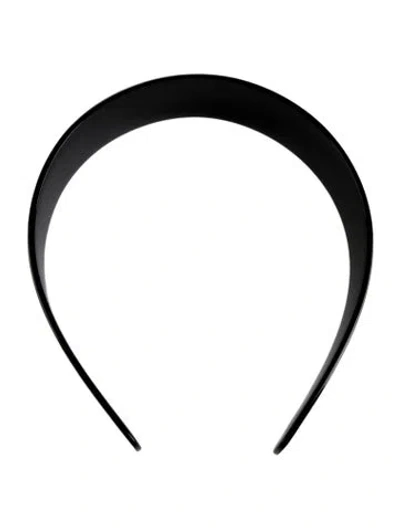 Pre-owned Celine Plastic Headband In Black