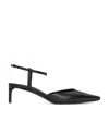 Celine Pointed High-heeled Sandals In Black