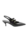 Celine Pointed Toe Mary Jane Shoes In Black